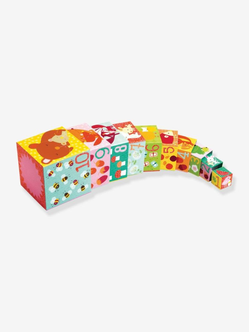 10 Forest Cubes Baby & Pre-School Toys Green