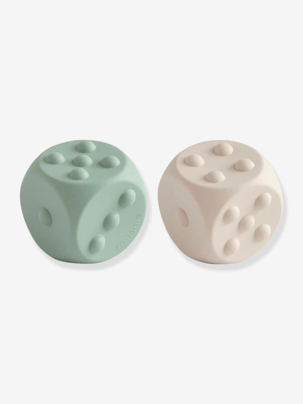 2 Silicone Dice, Mushie Baby & Pre-School Toys Blue