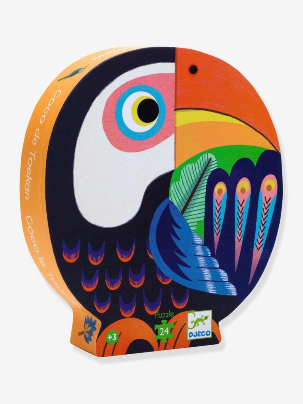 24-Piece Puzzle, Coco The Toucan Educational Games Blue