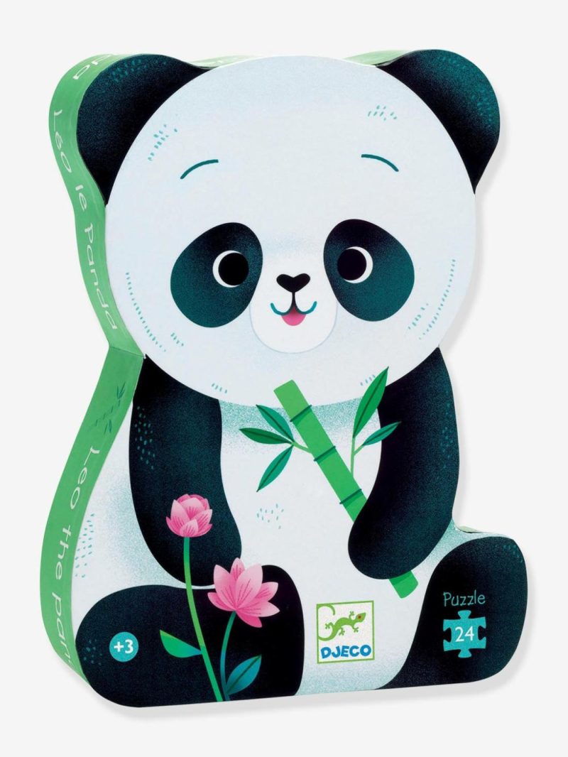 24-Piece Puzzle, Leo The Panda Educational Games White