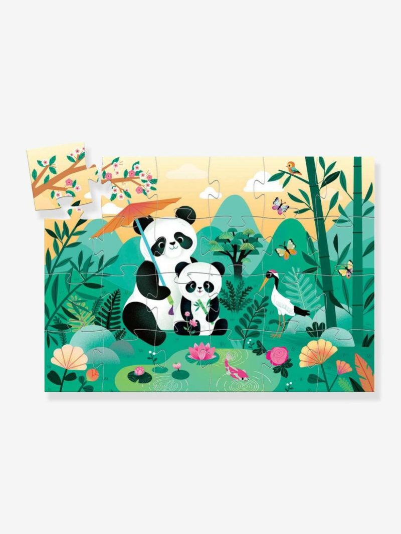 24-Piece Puzzle, Leo The Panda Educational Games White