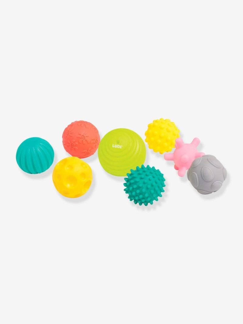 Set Of 8 Sensory Balls Baby & Pre-School Toys Multicoloured