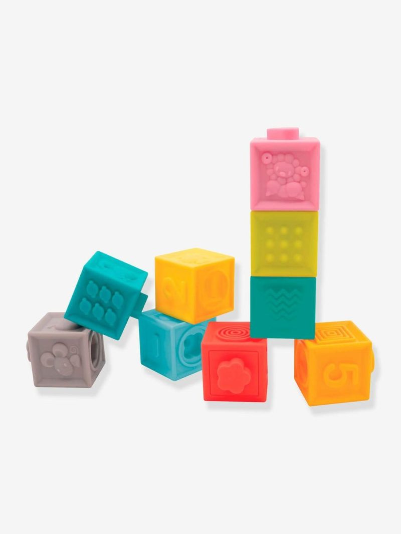 Set Of 9 Stackable Cubes Baby & Pre-School Toys Multicoloured