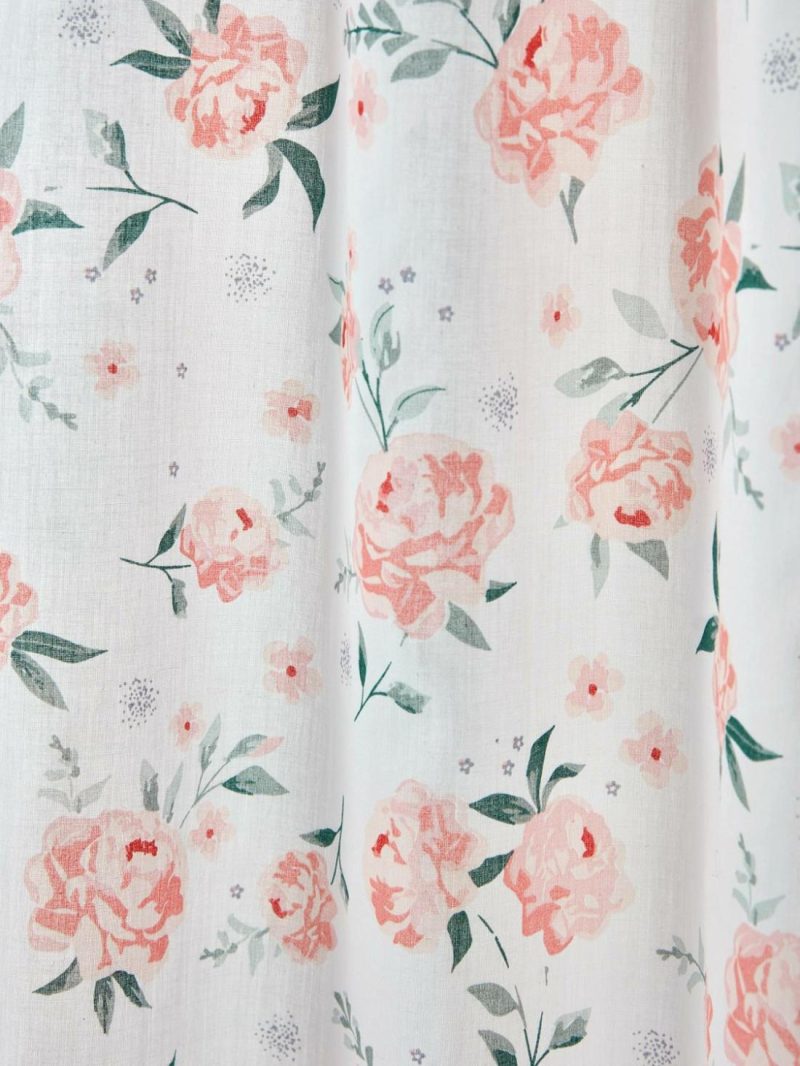 Sheer Curtain, Eau De Rose Bedding & Decor White/Print