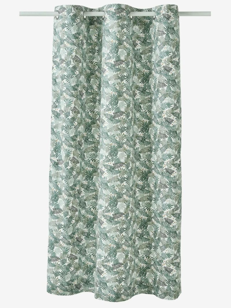 Sheer Curtain, Hanoi Bedding & Decor Green/Print