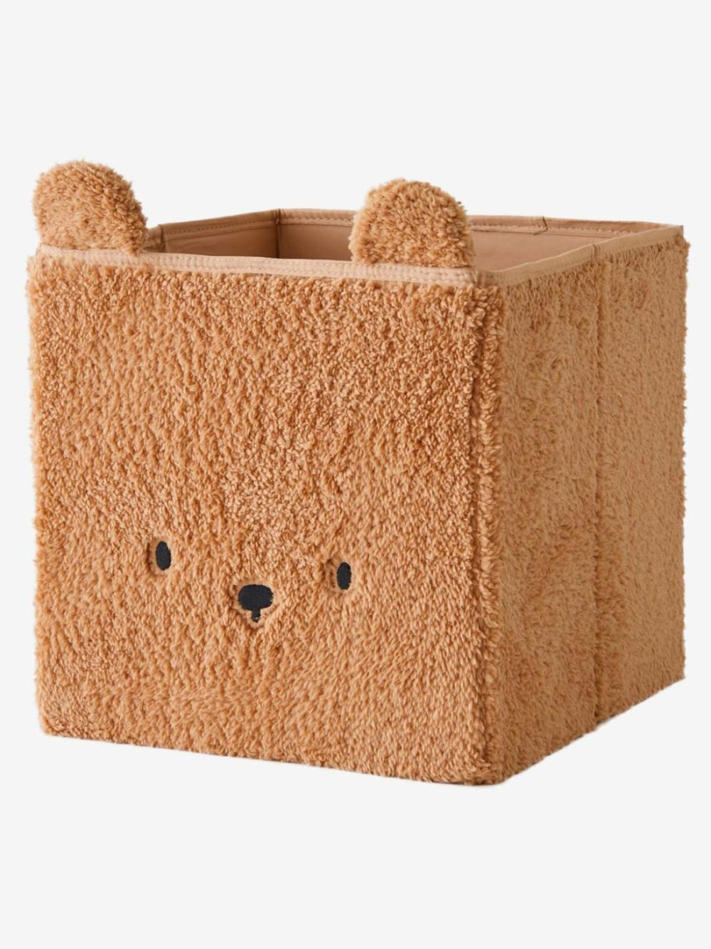 Sherpa Bear Storage Bin Bedding & Decor Camel