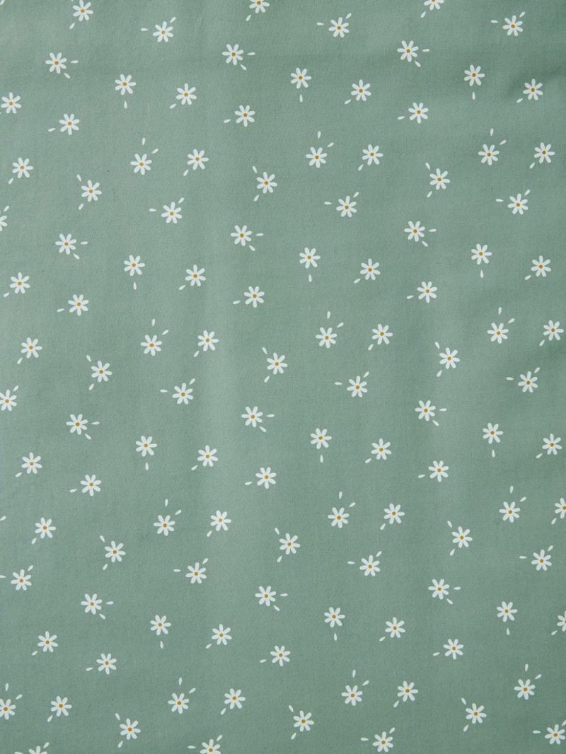 Sleeveless Baby Sleep Bag, Daisy Baby Bedding Green Medium Solid With Desig