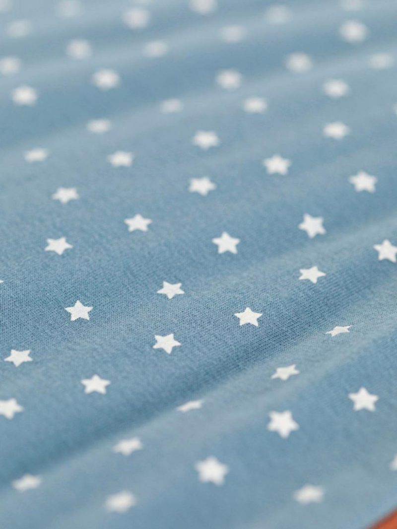 Sleeveless Baby Sleep Bag In Organic Cotton Baby Bedding Blue