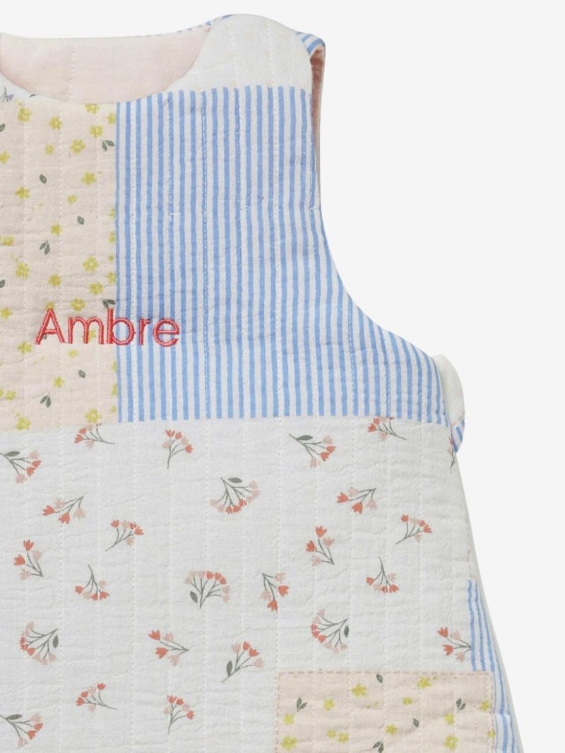 Sleeveless Baby Sleeping Bag In Cotton Gauze, Cottage Baby Bedding