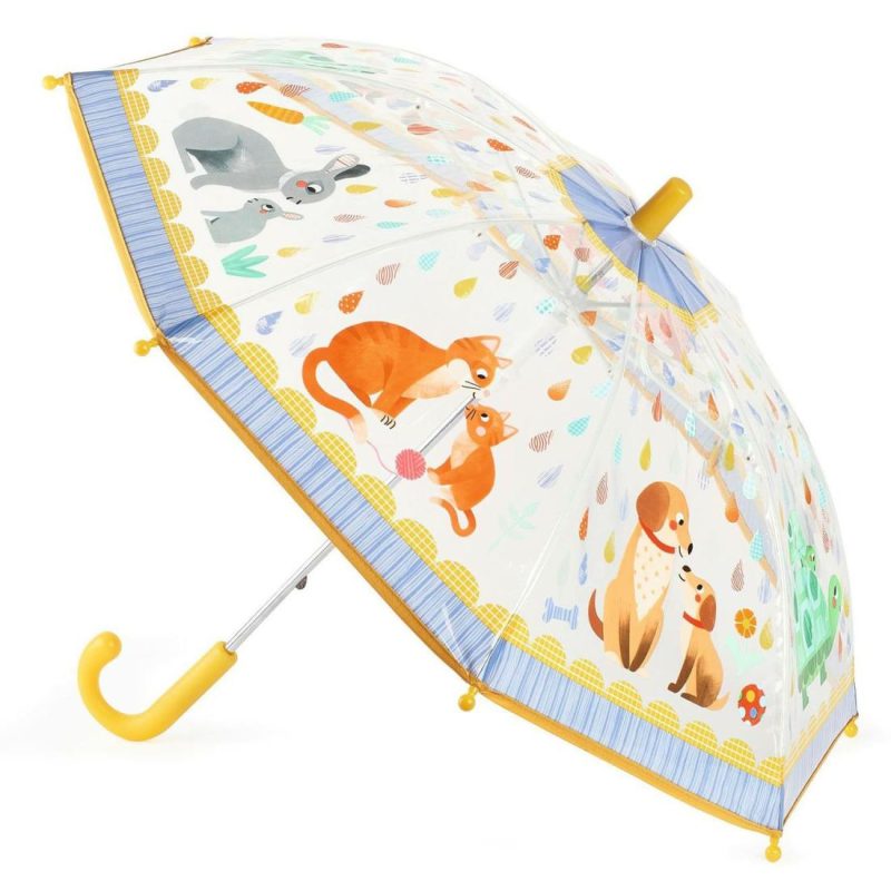 Small Mum & Baby Umbrella Role Play Toys Yellow