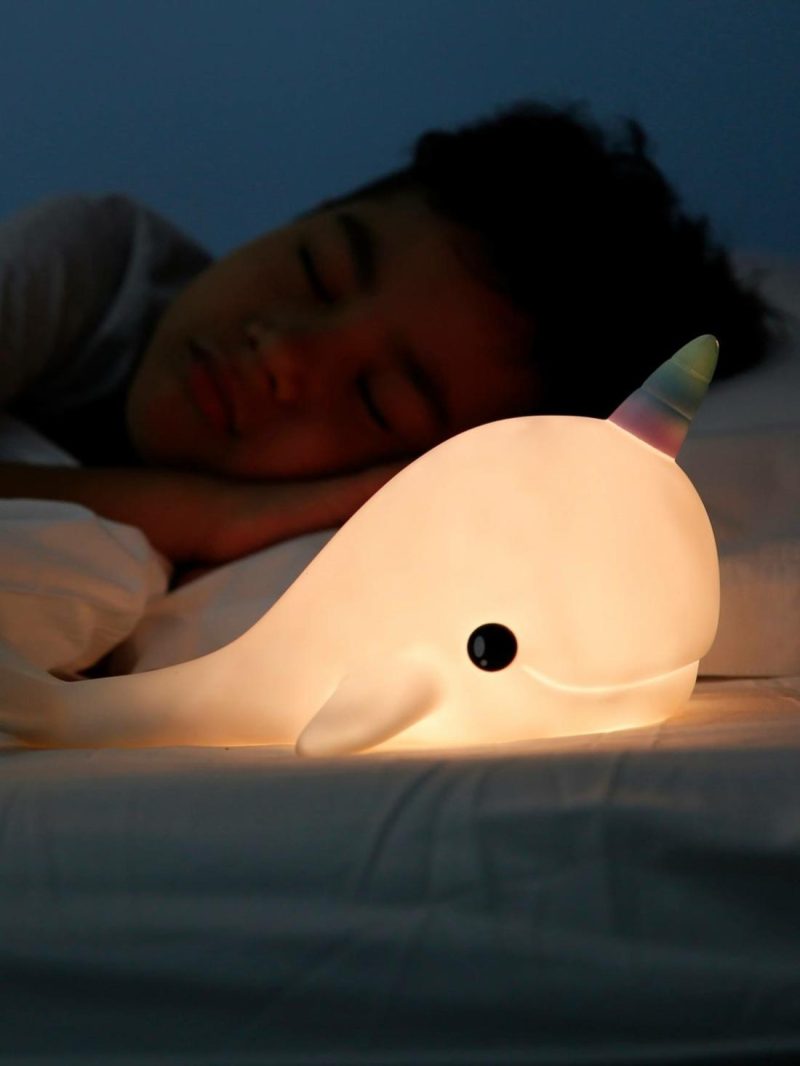 Smooth, Rechargeable Night Light, Splash The Narval Bedding & Decor White