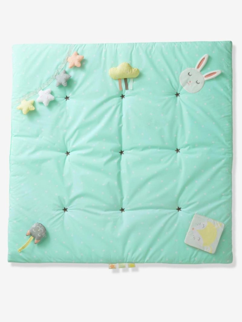 Soft Activity Mat, Funny Baby Baby & Pre-School Toys Light Green/Print