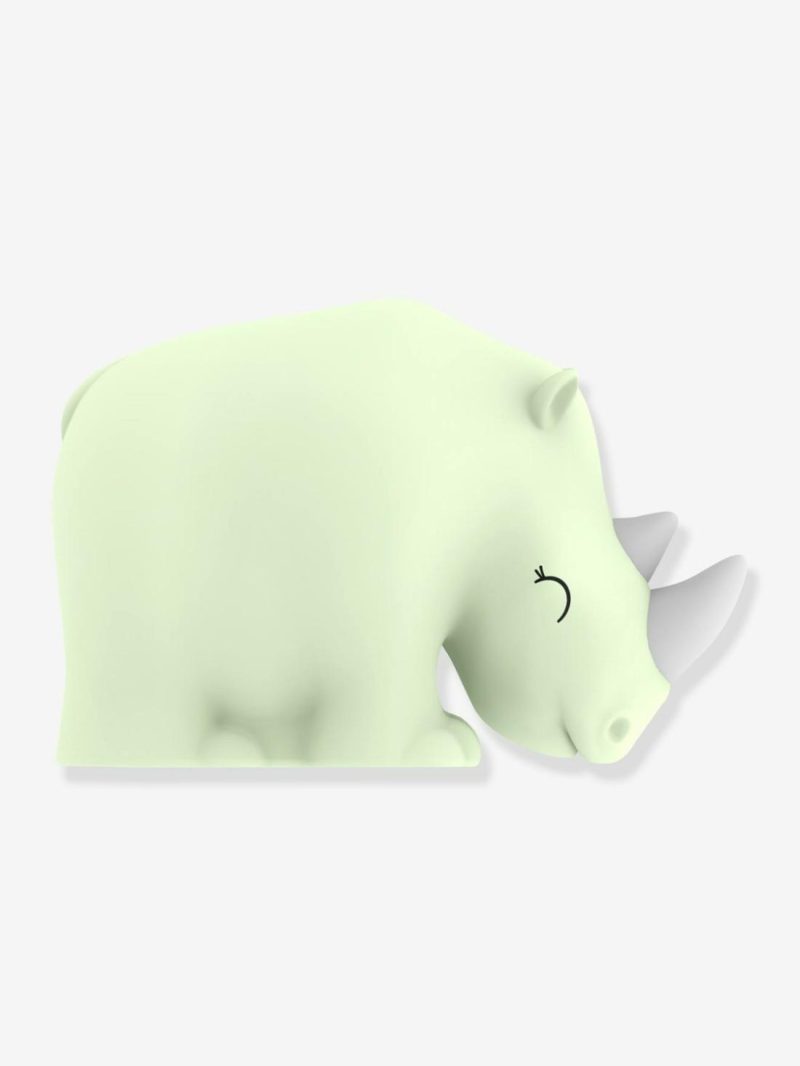 Soft Rechargeable Night Light, Rocky The Rhino Bedding & Decor Green