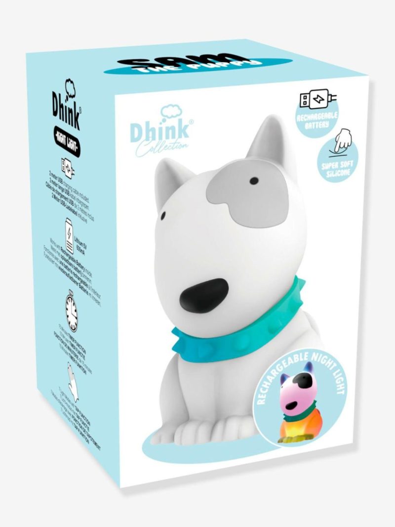 Soft Rechargeable Night Light, Sam The Dog Bedding & Decor White