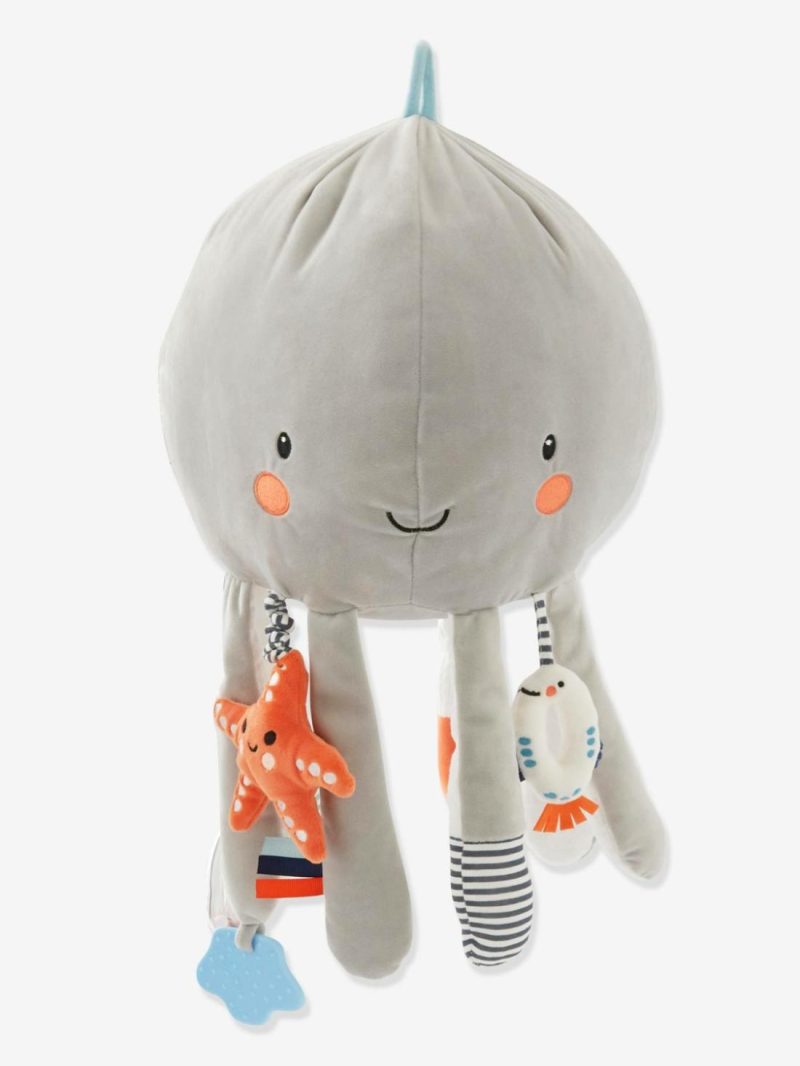 Soft Toy With Activities, Giant Octopus Baby & Pre-School Toys Grey