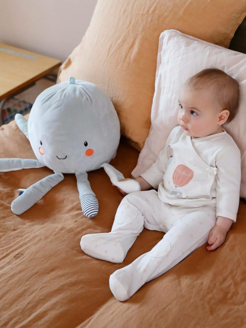 Soft Toy With Activities, Giant Octopus Baby & Pre-School Toys Grey