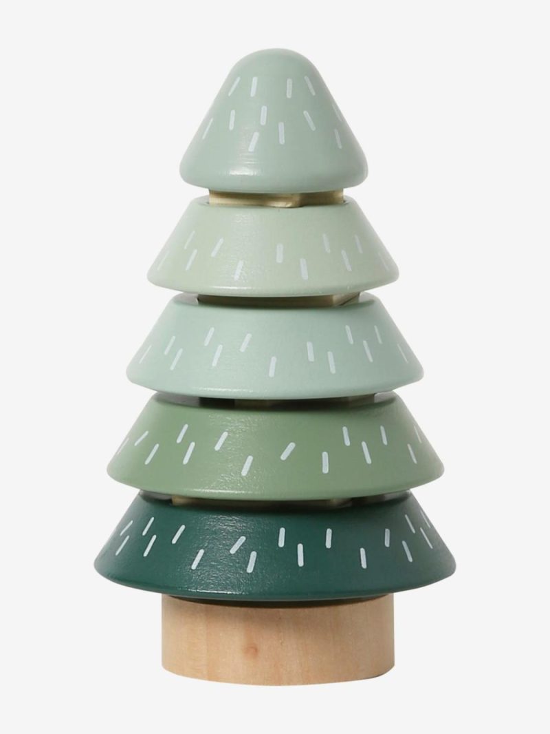 Sort & Stack Tree In Fsc® Wood, Green Forest Baby & Pre-School Toys Green