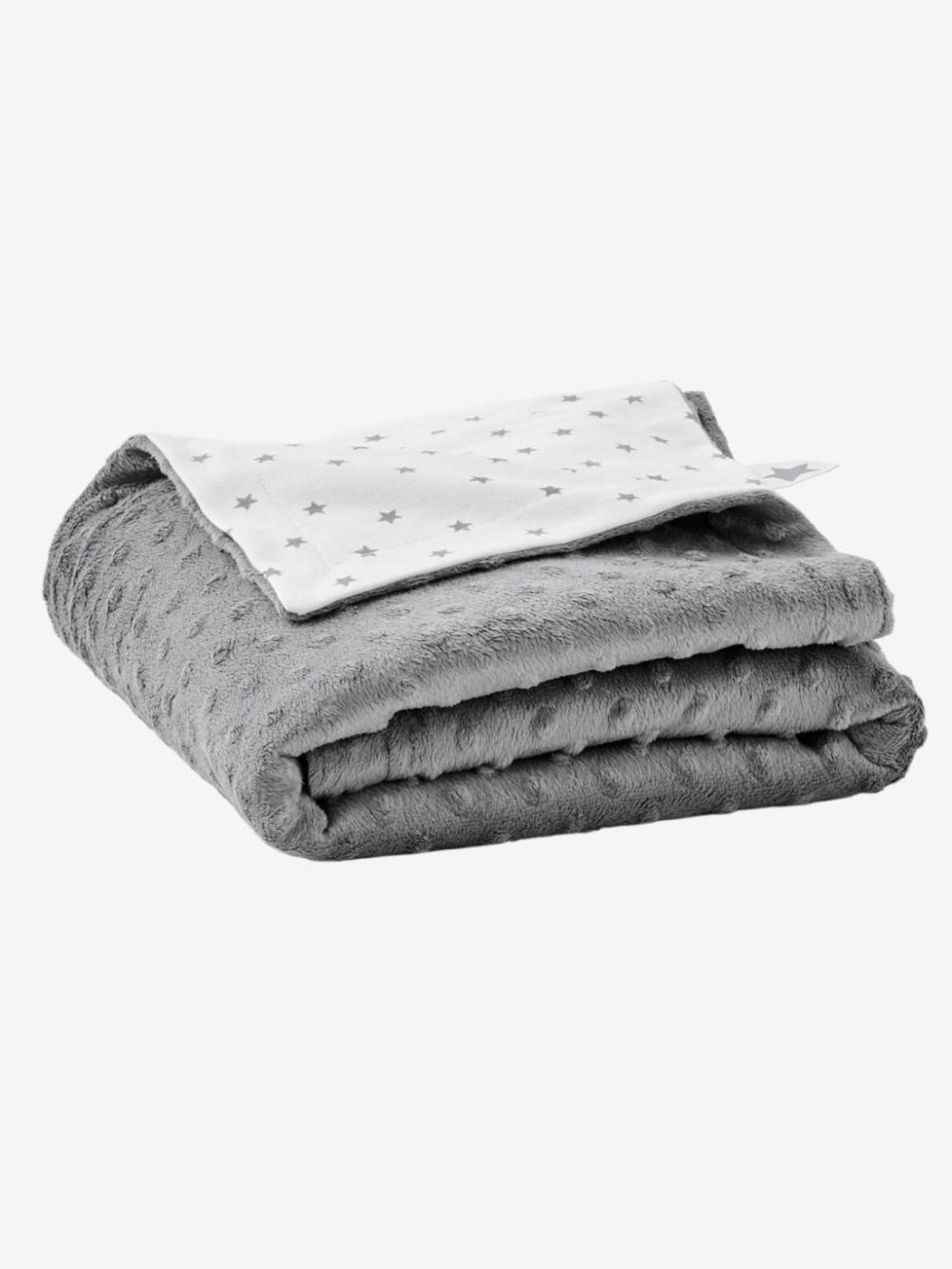 Stella Double-Sided Blanket In Fleece/Polar Fleece For Babies Baby Bedding Grey Anthracite