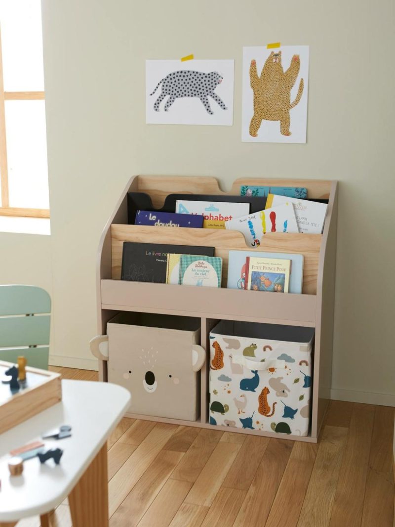 Storage Unit With 2 Cubbyholes + Bookcase, School Bedroom Furniture & Storage Green Dark Solid