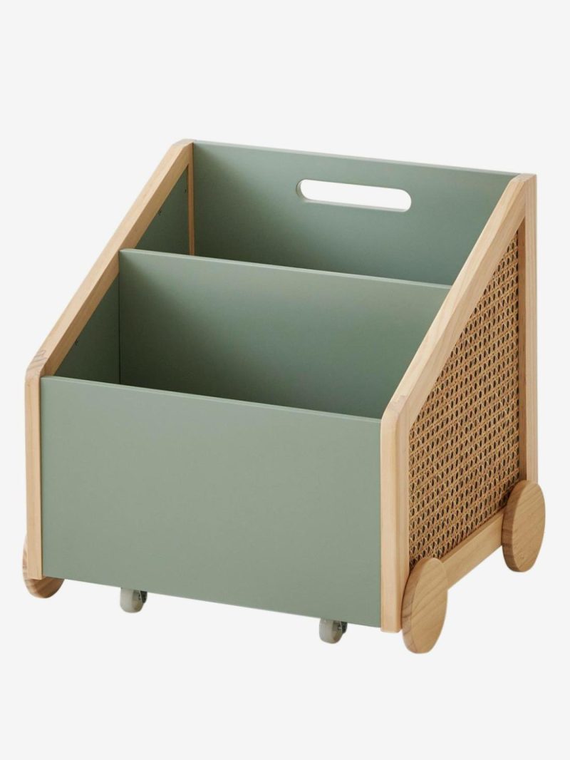 Straw Storage Box Bedroom Furniture & Storage Green