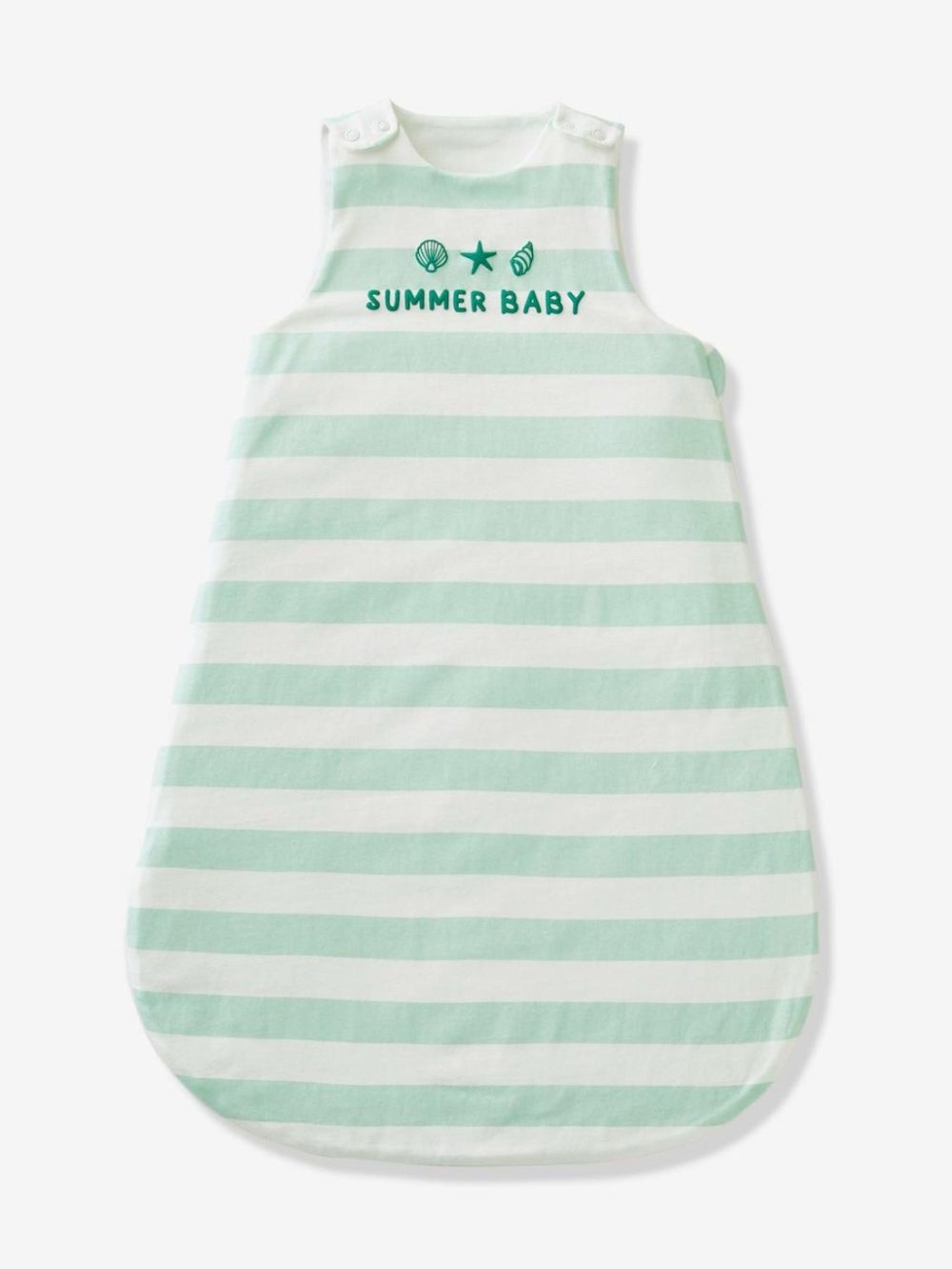 Summer Special Baby Sleep Bag, Summer Baby Baby Bedding Green Light Striped