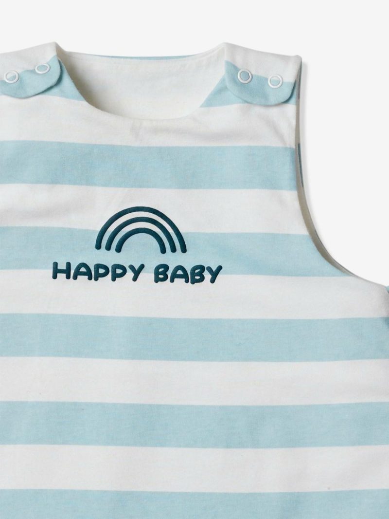 Summer Special Baby Sleep Bag, Summer Baby Baby Bedding Green Light Striped