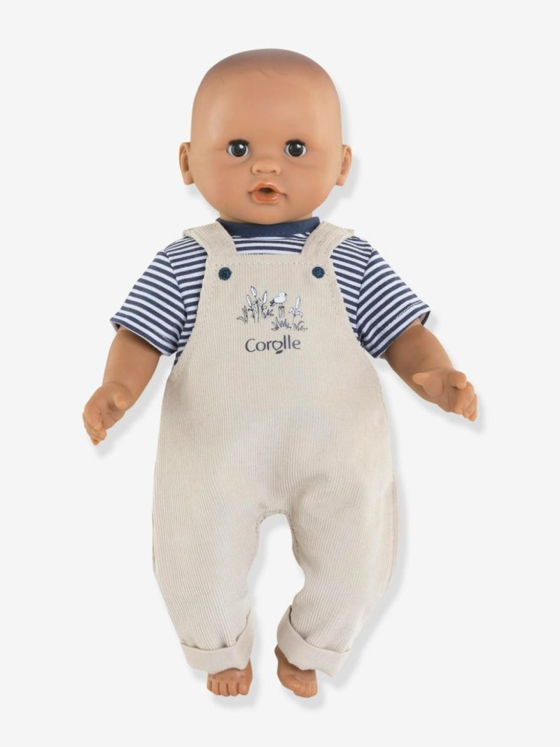 T-Shirt + Ecru Bords De Loire Dungarees Dolls & Soft Dolls Beige