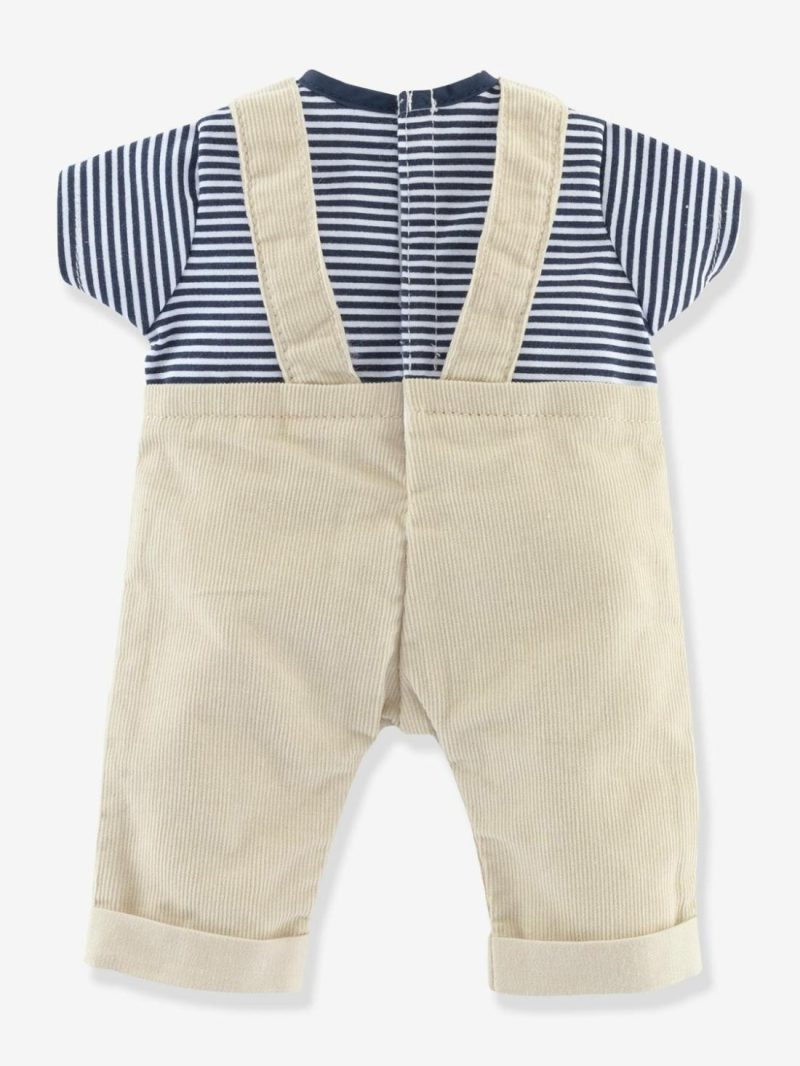 T-Shirt + Ecru Bords De Loire Dungarees Dolls & Soft Dolls Beige