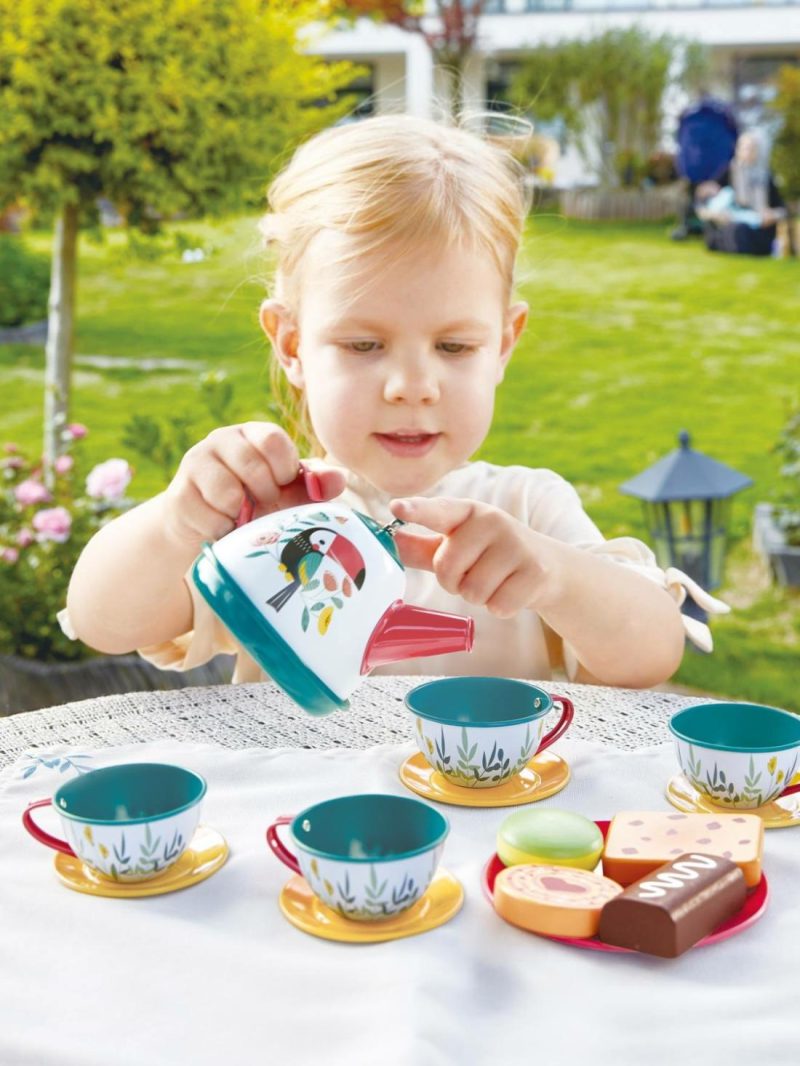 Tea Time Playset By Hape Role Play Toys Blue