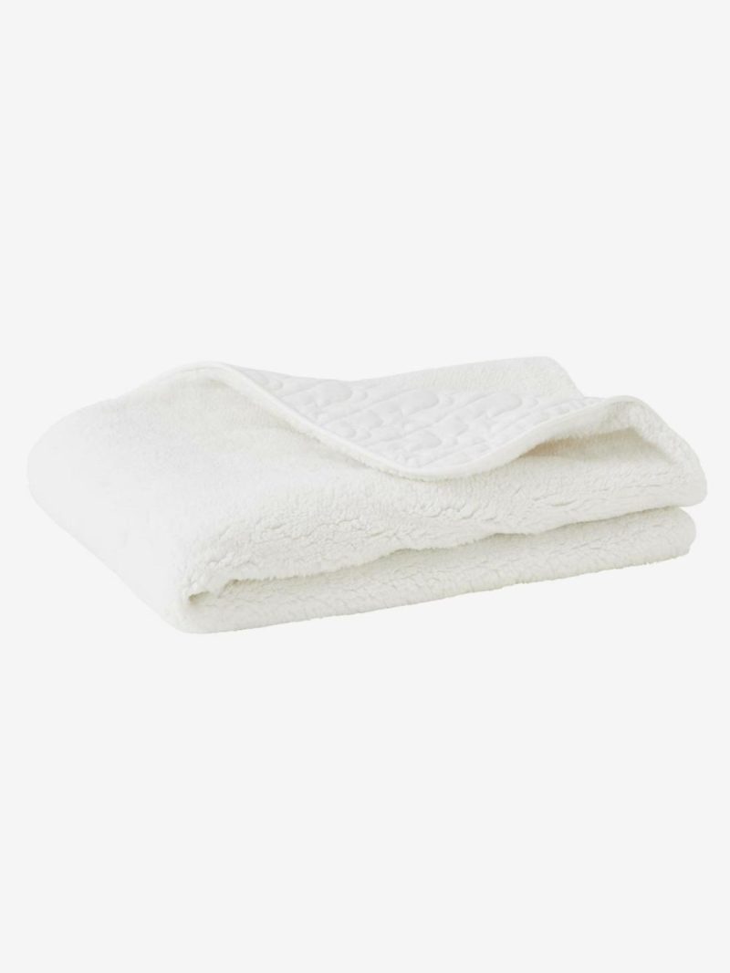 Throw In Sherpa, Little Lamb Baby Bedding White