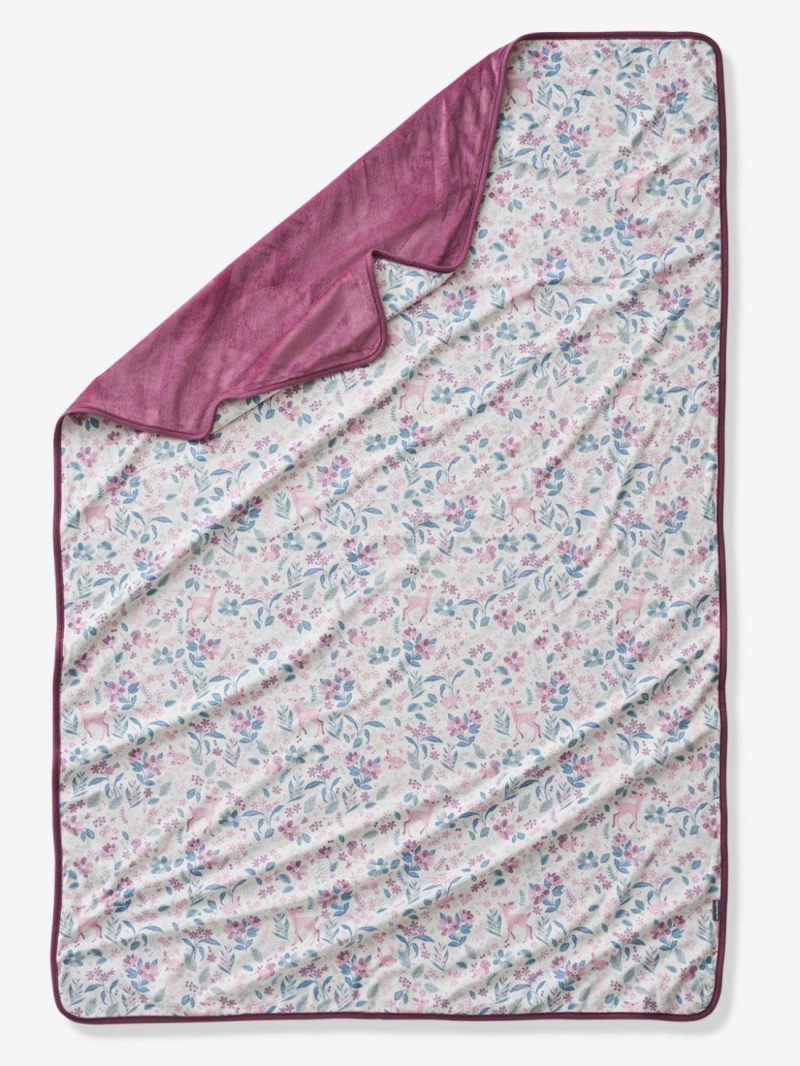 Throw In Velour, Victoria Baby Bedding Pink/Print