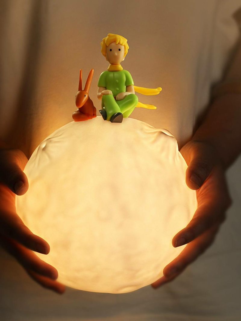 Touch-Sensitive Night Light, The Little Prince & The Fox Bedding & Decor White