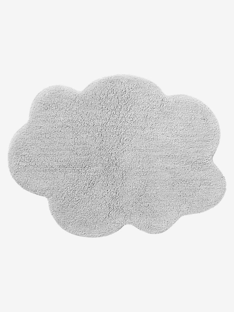 Towelling Cloud Rug Bedding & Decor Grey Blue