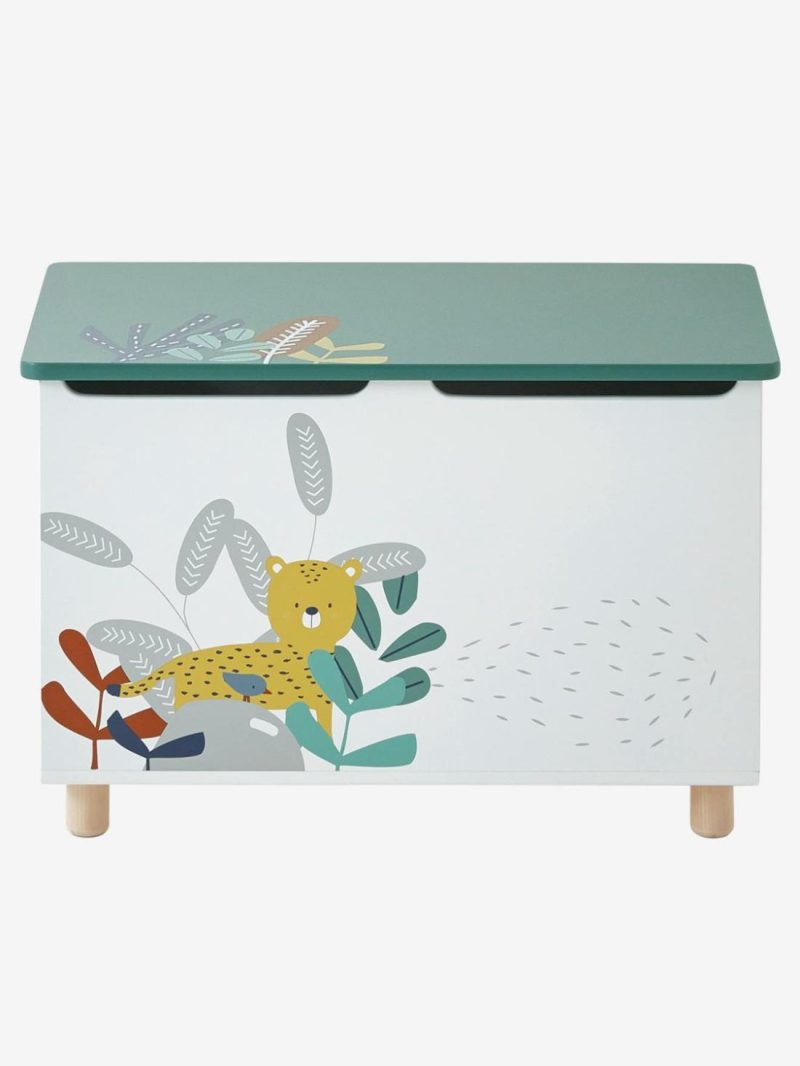 Toy Chest, Jungle Bedroom Furniture & Storage White