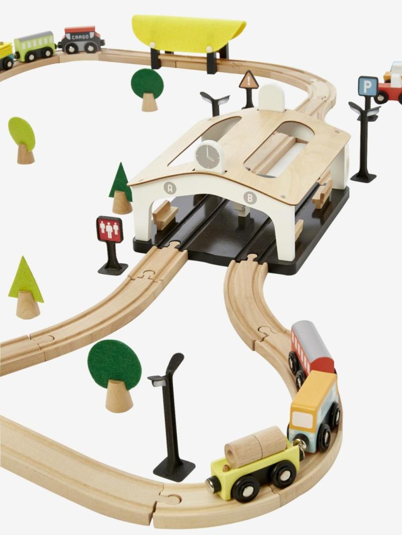 Train Circuit, 66 Pieces Playsets Multi