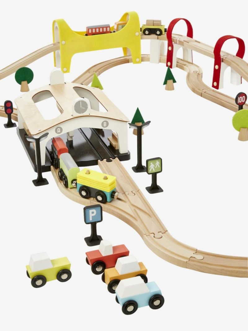 Train Circuit, 66 Pieces Playsets Multi