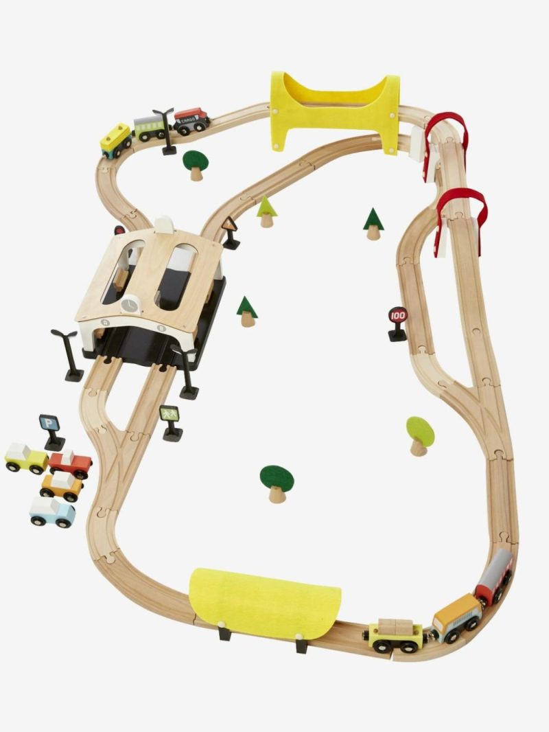 Train Circuit, 66 Pieces Playsets Multi