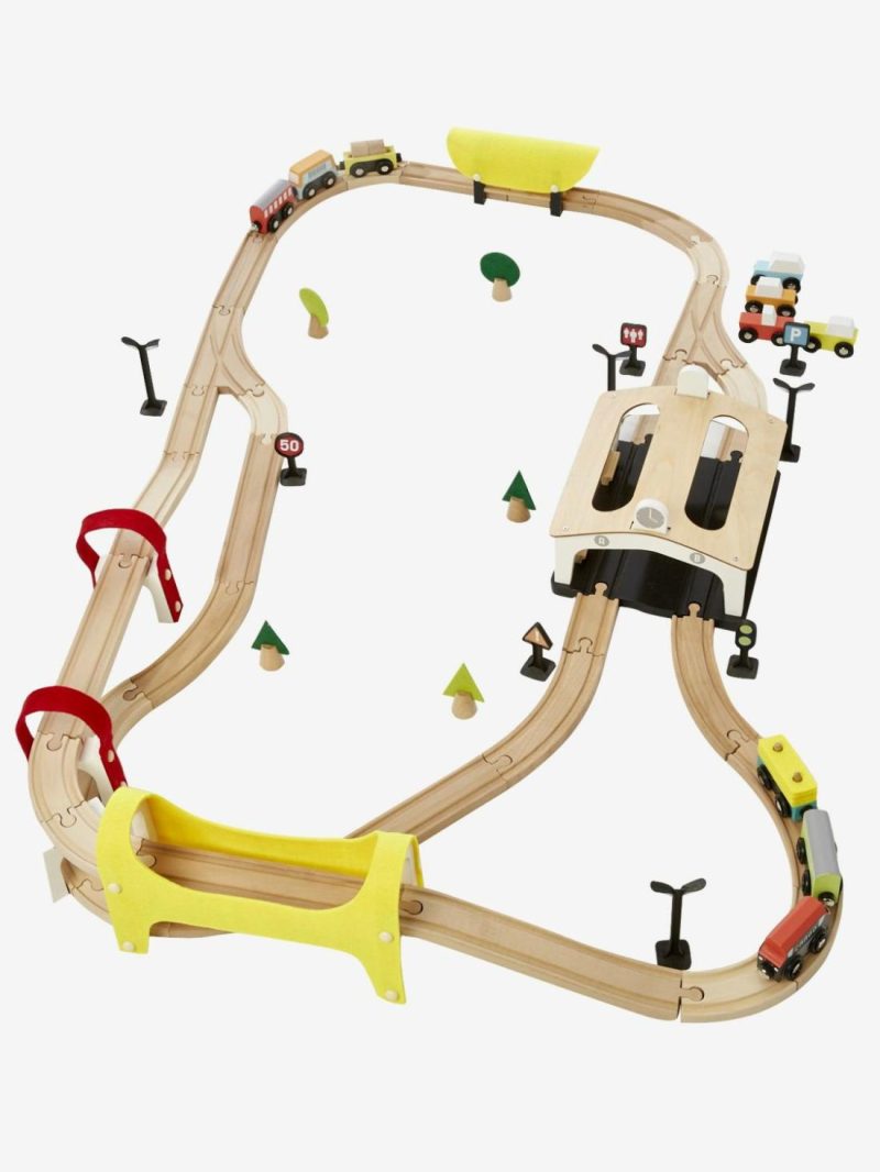 Train Circuit, 66 Pieces Playsets Multi