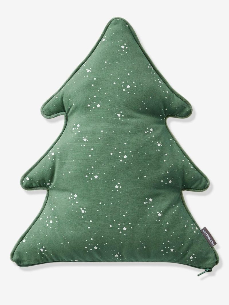 Tree Cushion Bedding & Decor Dark Green