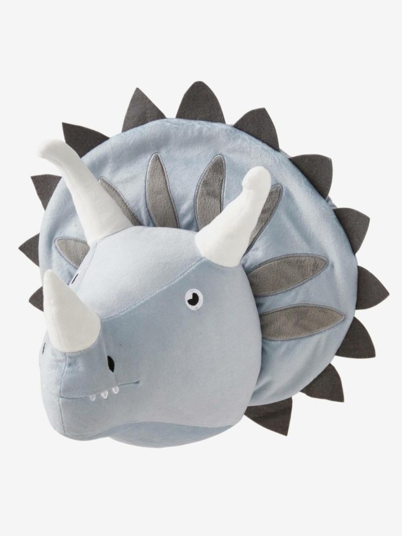 Triceratops Wall Décor Bedding & Decor Light Grey