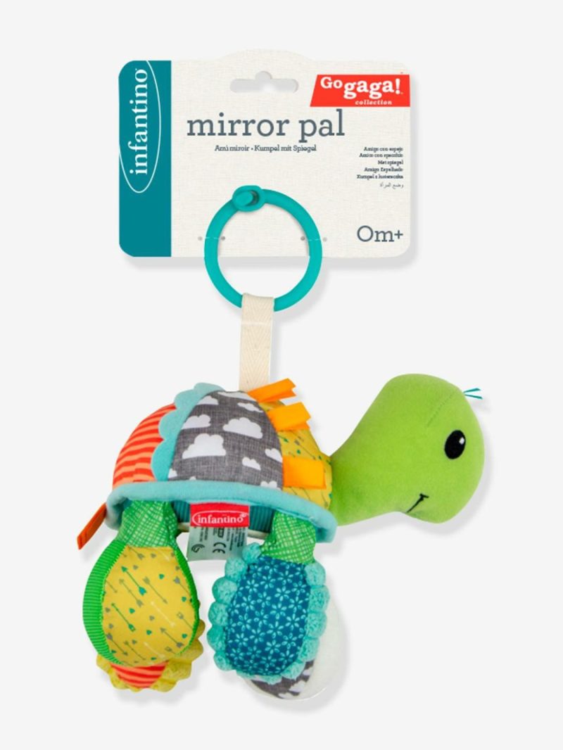 Turtle With Mirror Baby & Pre-School Toys Multicoloured