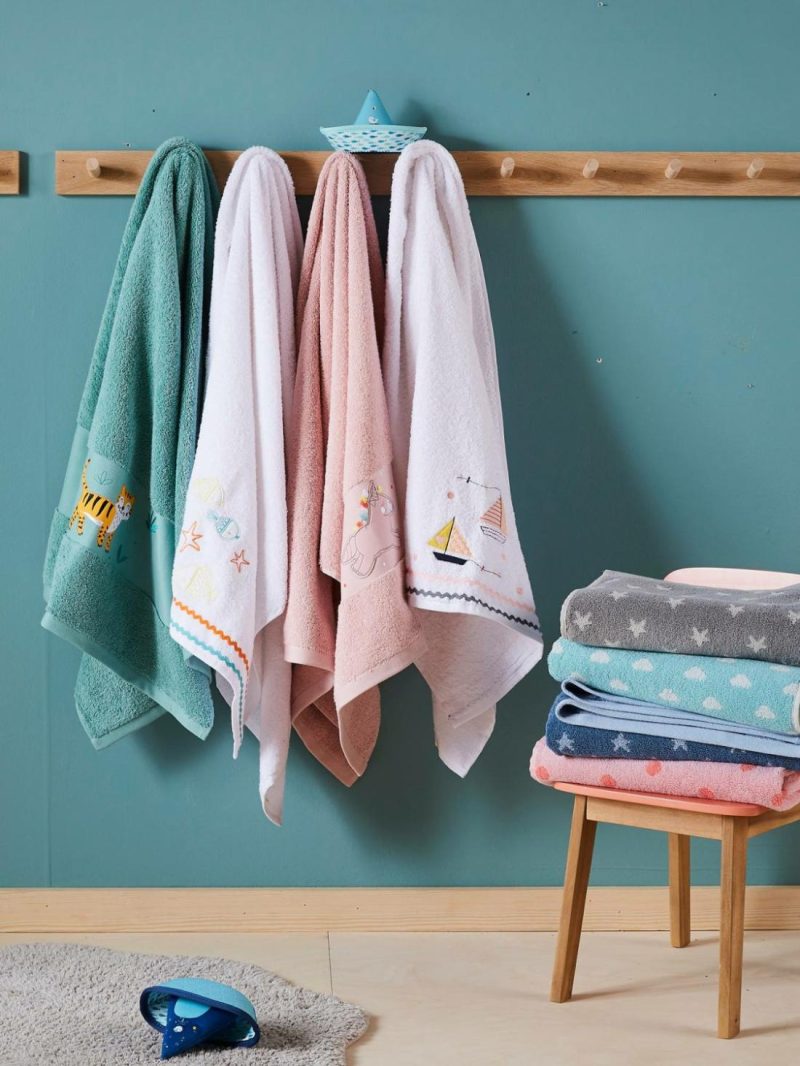 Unicorn Bath Towel Bath Towels Light Pink