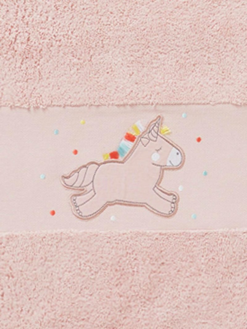 Unicorn Bath Towel Bath Towels Light Pink