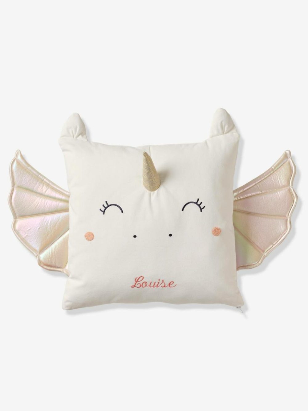 Unicorn Cushion Bedding & Decor Ecru