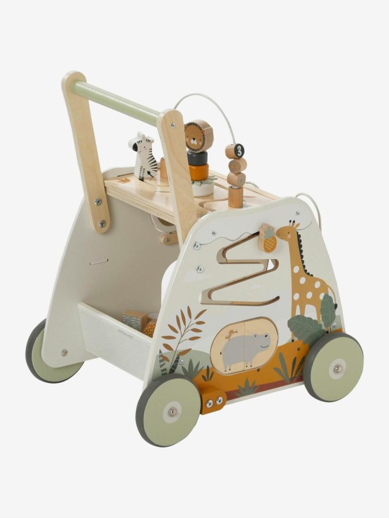 Walker With Several Activities In Fsc® Wood, Tanzania Baby & Pre-School Toys Green