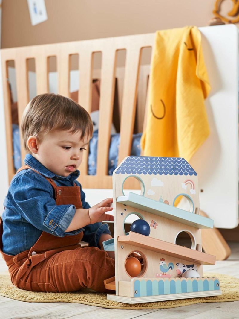 Wooden Ball Slide Baby & Pre-School Toys Multi