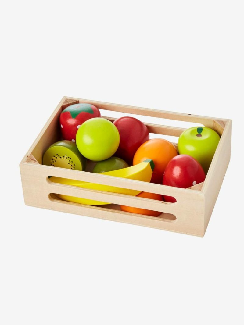 Wooden Fruit Box Role Play Toys Multi