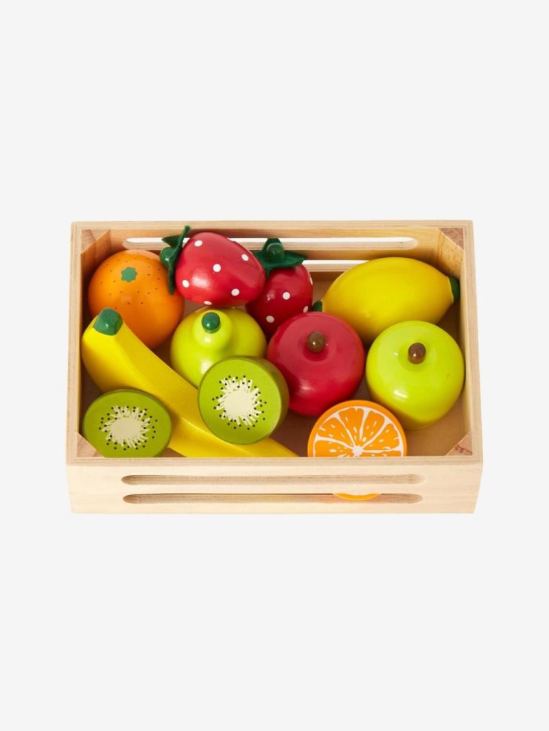 Wooden Fruit Box Role Play Toys Multi