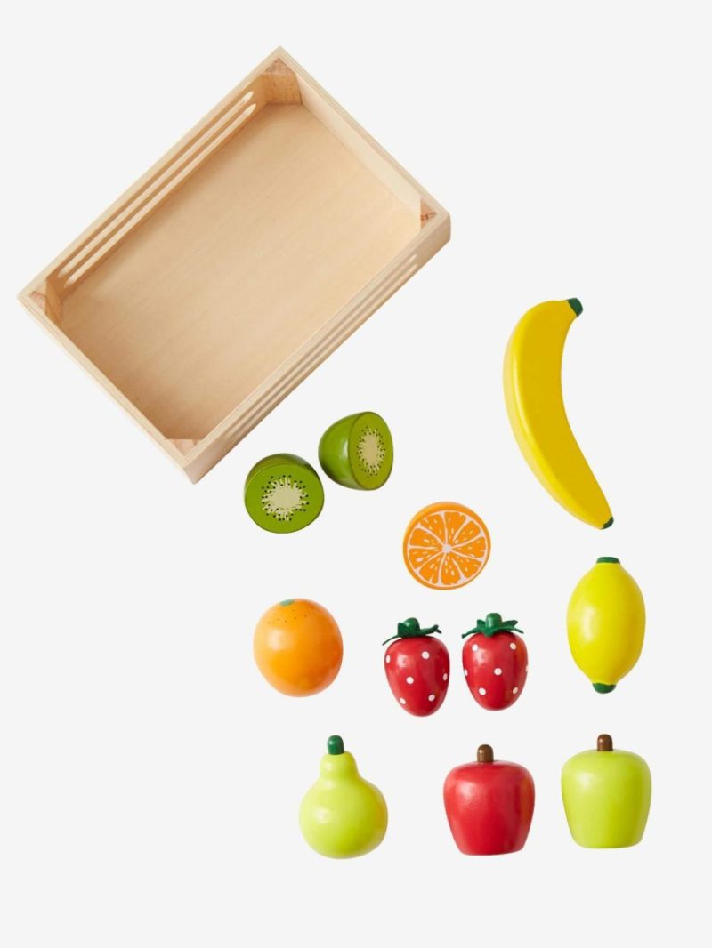 Wooden Fruit Box Role Play Toys Multi