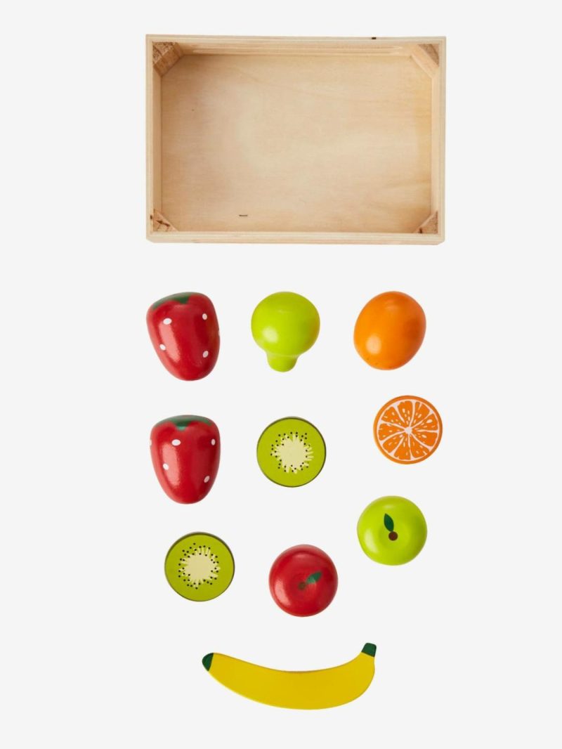 Wooden Fruit Box Role Play Toys Multi